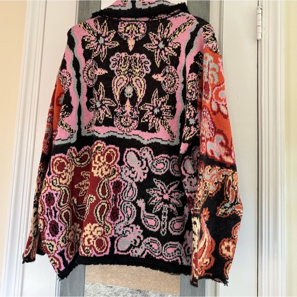 FARM Rio Black Sweet Mermaids Knit Blazer Twee Fall - Picture 7 of 14